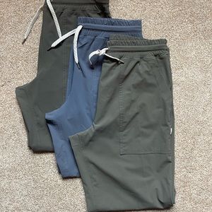 Three pair of NEW women’s authentic Vuori Miles Joggers.